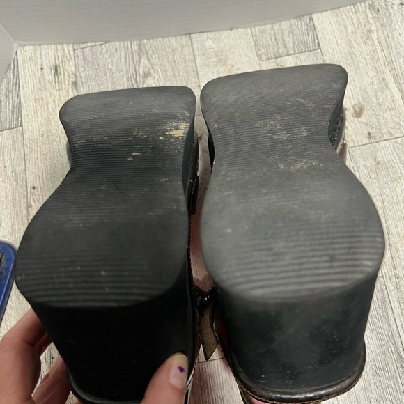 Vintage Y2k Bongo Platform Wedge Sandals size 8.5 - Picture 6 of 9